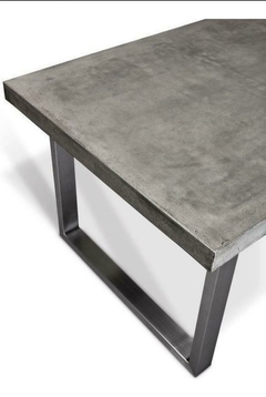 Mesa Microcemento/Caballetes Hierro - tienda online