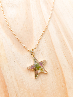 Colar (banho ouro) estrela Florida - comprar online