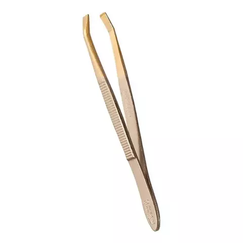 PINZA DEPILAR PUNTA DORADA