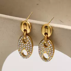 Pendientes dorado encantado