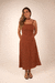vestido lili marrom
