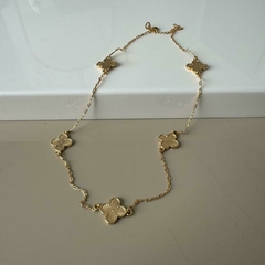 Colar Trevo Dourado na internet