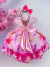 Vestido Temático Belle Fille Barbie Rosa - Shopping Virtual