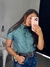 camisa laço forte manga curta feminina - comprar online