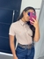 camisa laço forte manga curta feminina - comprar online