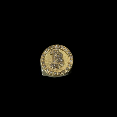 Anillo Bitcoin con piedras