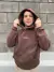 Hoodie Oversize Marrón en internet