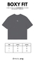 Boxy fit basic gris violácea - Motz