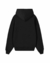 Hoodie Oversize Negro con bordado gris - comprar online
