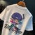 Imagem do Camiseta casual masculina estampada StreetWear