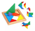 Rompecabezas Didáctico De Madera Tangram - tienda online