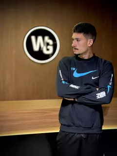 Moletom Careca Nike Sportswear TM Azul
