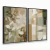 Imagem do Quadro Decorativo Kit 2 - Abstrato Orgânico Tons Naturais