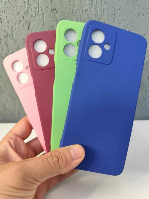 Motorola G14 - Capa Aveludada de Silicone Premium - comprar online
