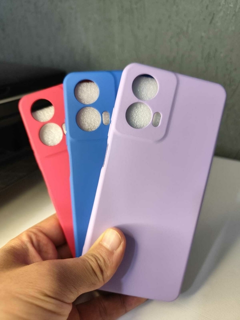 Motorola G24 - Capa Aveludada de Silicone Premium - comprar online