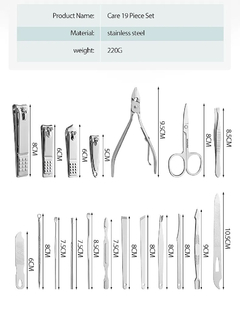 Conjunto para Nail designer 18 pcs - loja online