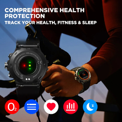 Relógio inteligente com GPS e MONITOR DE SAUDE
