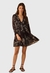VESTIDO CURTO DE TULE ESTAMPA FLORA DRESS TO
