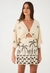 VESTIDO CURTO LINHO BORDADO ORLA DRESS TO