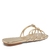 Rasteira Metallic Ouro na internet