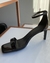 Sandália Salto Médio Preto - comprar online