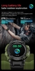 Imagem do LOKMAT-impermeável fitness rastreador relógio inteligente para telefone android, tela de toque, monitor de frequência cardíaca esportivo