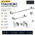Kit Acessórios Banheiro/lavabo 4 Peças Aço Inox 304 Q4A