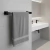 Porta Toalha De Banheiro 30cm Aço Inox 304 Preto Fosco [Q-T30PF] na internet