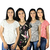 Kit 04 Blusa Blusinhas Feminina Gola V