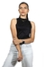 Regata Feminina Blusa Feminina Malha Canelada Lurex - comprar online