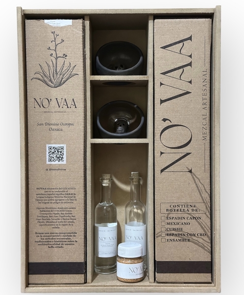 Kit Caja Artesanal de Mezcal NO’VAA
