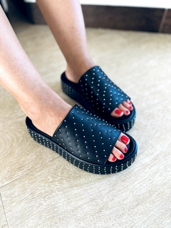 Flatform Mini Tachinhas Preta - comprar online