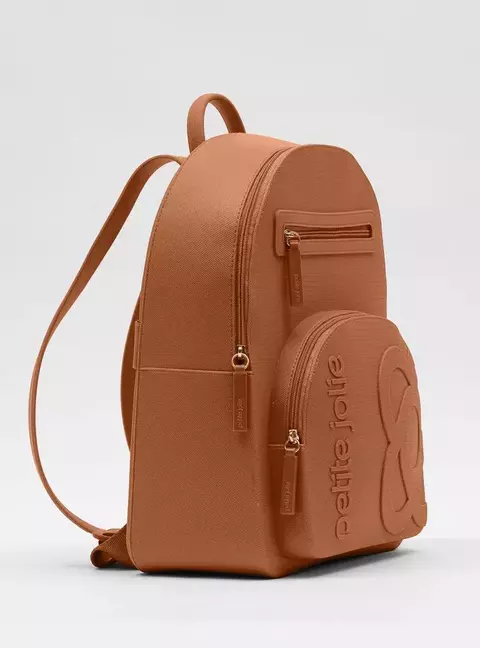 Mochila Petite Jolie Smart PJ11053 Caramelo