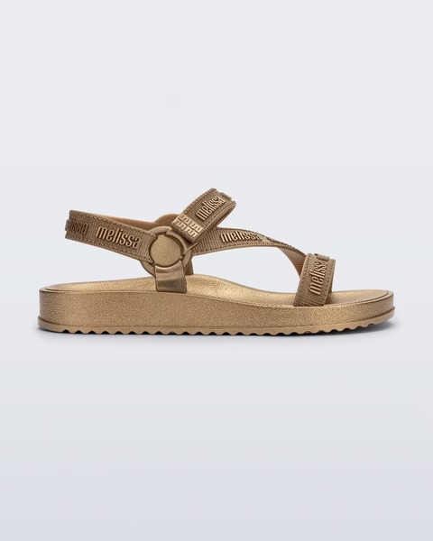 Melissa Stripes M-Lover Metallic Dourado - comprar online