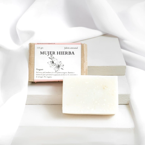 Jabón artesanal de Yogurt