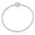 Pulseira de Berloque Tradicional Coração Cravejado Prata 925 - comprar online