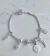 Pulseira de Berloque Tradicional Coração Cravejado Prata 925 - nonopratas