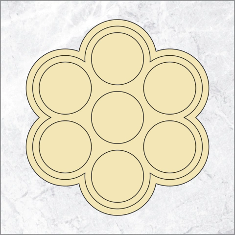 Circulo 4 x 4 cm - Matriz para Moldes