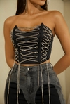 TOP/CORSET BRILLOS - comprar online