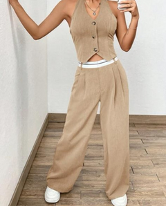 PANTALÓN DETALLE CINTURA - comprar online