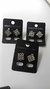 aros cuadrados strass