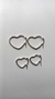 argolla corazon blanco - comprar online