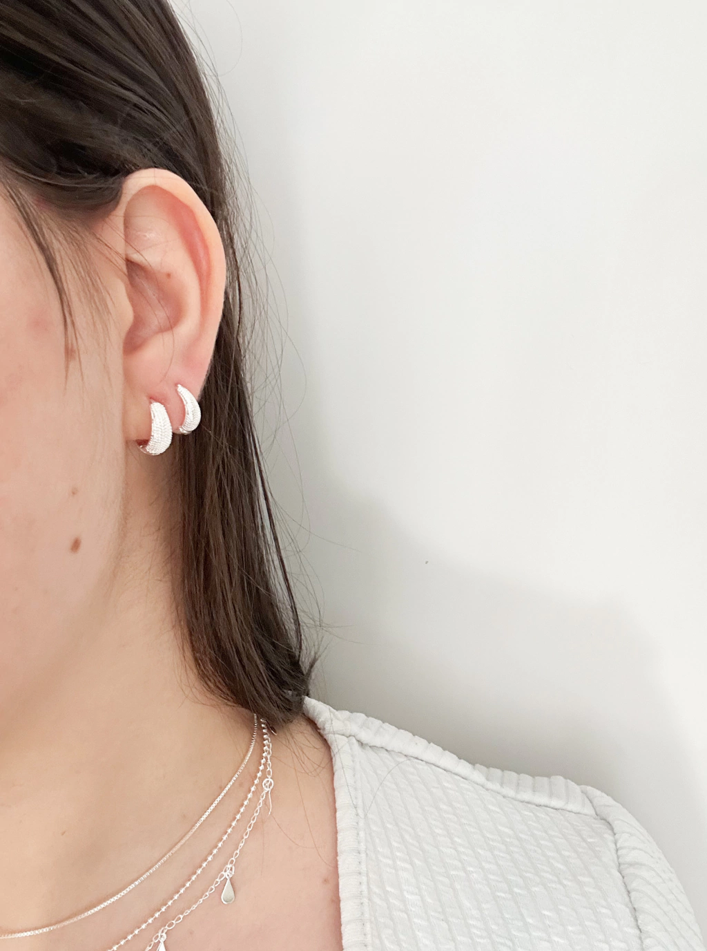 Dupla de Argolas Cravejadas