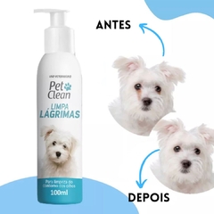 Removedor de lágrimas para cães e gatos