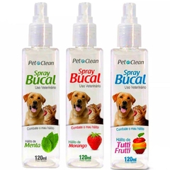 ￼Spray Bucal para Cachorro e Gato Pet Clean - 120 ml