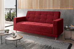 Imagem do Sofá Cama 3 Lugares Casal Mônaco - Cor Marrom - Móveis Digital