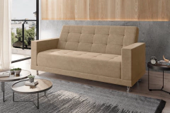 Sofá Cama 3 Lugares Casal Mônaco - Cor Marrom - Móveis Digital na internet