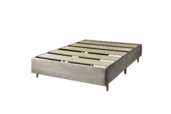 Base Box Queen Versátil - Sued Areia 158 x 198 x 25 - A Revolução em Cama Box - comprar online