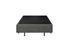 Base Box com Sapateira Embutida Solteiro - Sued Cinza - Unindo Praticidade e Estilo - Móveis Digital: Estilo e Tecnologia em Cada Peça. Transforme seu Espaço com Inovação!