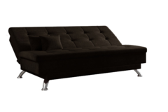 Sofá Cama Casal 3 Lugares Firenze Premium - Sued Marrom - A Maior Medida Interna da Categoria - loja online